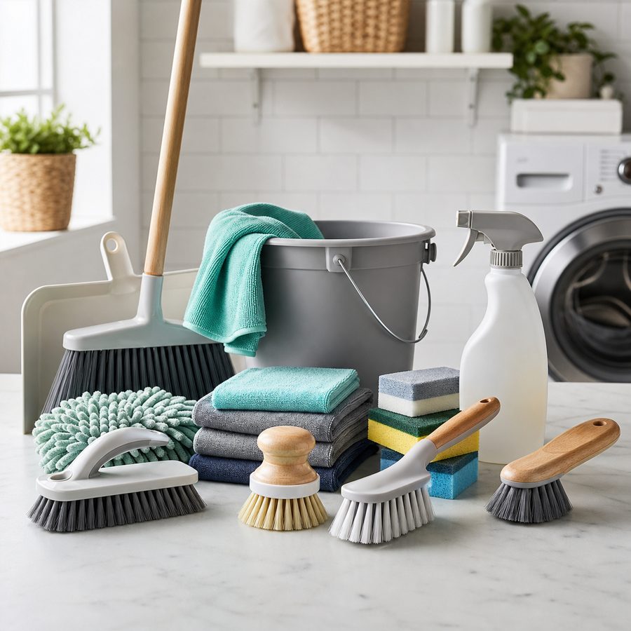 Cleaning tools assortment
